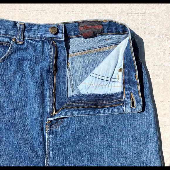 Geoffrey Hunter Blue Denim Skirt 10 100% Cotton - Picture 2 of 5